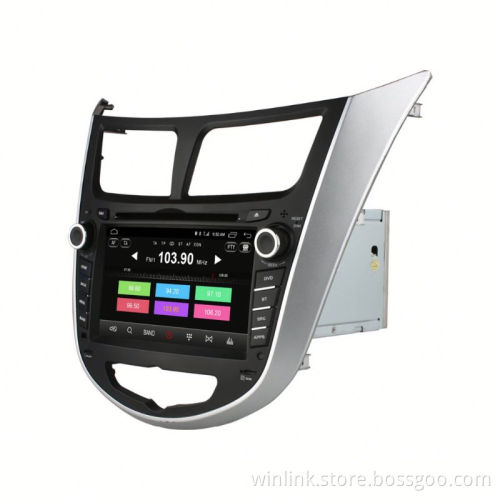 Android 6.0 C500 Quad core car multimedia player for Hyundai Verna Solaris Built in 4G LTE 2G ROM Support DAB TPMS Mirror